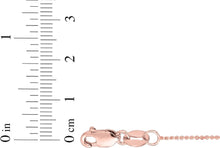 Load image into Gallery viewer, 10k Rose Gold 0.8mm or 1.1mm Solid Diamond Cut Cable Chain Necklace