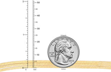 Load image into Gallery viewer, 14k Yellow Gold 1.8mm Triple Strand Herringbone Link Bracelet, 7 Inch
