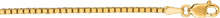 Load image into Gallery viewer, 14k Yellow Gold or White Gold 1.4mm Solid Box Chain Link Necklace