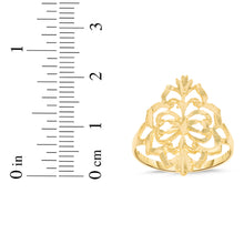 Load image into Gallery viewer, 10k Yellow Gold 20.5mm Openwork Filigree Ring
