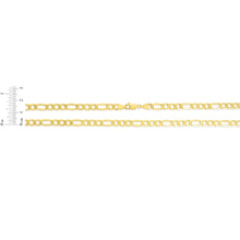 Load image into Gallery viewer, 14k Yellow Gold 6mm Lite Figaro Chain Necklace
