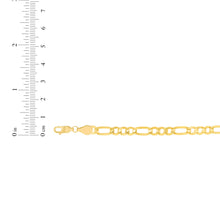 Load image into Gallery viewer, 10k Yellow Gold 5.7mm Solid Clasic Figaro Necklace
