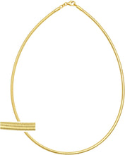 Load image into Gallery viewer, Italian 14k Yellow Gold 2.9mm Stretch Mesh Necklace, 17 Inch