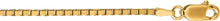 Load image into Gallery viewer, 14k Yellow Gold 1.7mm Solid Box Chain Link Necklace