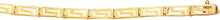 Load image into Gallery viewer, 14k Yellow Gold 4mm or 5.5mm Greek Key Link Bracelet, 7.25 Inch