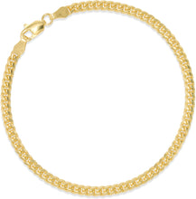 Load image into Gallery viewer, 10k Yellow Gold 2mm Solid Miami Cuban Curb Bracelet