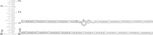 Load image into Gallery viewer, 14k Yellow Gold or White Gold 2.5mm Solid Figaro Chain Necklace