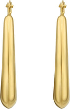 Load image into Gallery viewer, 14k Yellow Gold 20mm Graduated Oval Hoop Earrings