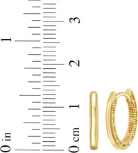 Load image into Gallery viewer, 14k Yellow Gold Mini Beaded Huggie Earrings