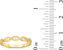 Load image into Gallery viewer, 10k Yellow Gold Mariner Link Women's Ring