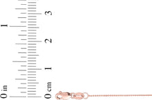 Load image into Gallery viewer, 10k Rose Gold 0.87mm Solid Diamond Cut Cable Chain Necklace, 18 Inch