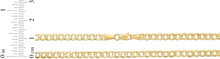 Load image into Gallery viewer, 10k Yellow Gold 3mm Hollow Cuban Curb Link Chain Necklace