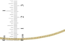 Load image into Gallery viewer, Italian 14k Gold Over 925 Silver 3mm Sparkle Snake Link Chain Bracelet, 7 Inch