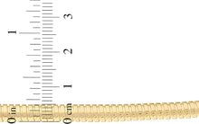 Load image into Gallery viewer, Italian 14k Yellow Gold 5mm Tubogas Necklace, 17 Inch
