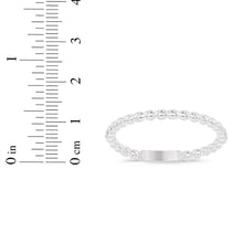 Load image into Gallery viewer, 10k Yellow Gold or White Gold Beaded Ring, Size 6-8