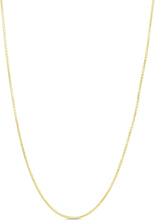 Load image into Gallery viewer, 14k Yellow Gold or White Gold 1.3mm Lite Round Box Chain Link Necklace