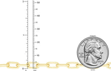 Load image into Gallery viewer, 14k Yellow Gold Toggle Lock 5mm Paperclip Link Bracelet, 7.5 Inch