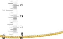 Load image into Gallery viewer, 14k Yellow Gold Sparkle Beaded Link Chain Bracelet, 7 Inch