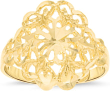 Load image into Gallery viewer, 10k Yellow Gold 16.5mm Mermaid Face Ring