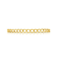 Load image into Gallery viewer, 10k Yellow Gold 5mm Solid Curb Cuban Link Chain Necklace