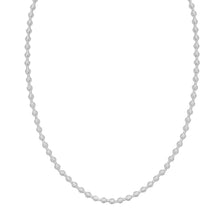 Load image into Gallery viewer, Italian 14k Yellow Gold or White Gold 4mm Disco DC Bead Chain Necklace