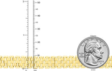 Load image into Gallery viewer, 14k Yellow Gold 9.5mm Brick Watch Band Panther Link Bracelet