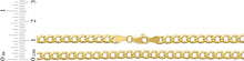 Load image into Gallery viewer, 10k Yellow Gold 4mm Hollow Cuban Curb Link Chain Necklace
