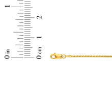 Load image into Gallery viewer, 18k Yellow Gold or White Gold 1.5mm Solid Franco Chain Necklace