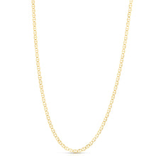 Load image into Gallery viewer, 14k Yellow Gold 6.3mm Solid Mariner Chain Necklace