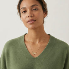 Load image into Gallery viewer, Floreo 14k Yellow Gold Polished Claddagh Necklace