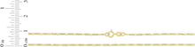 Load image into Gallery viewer, 14k Yellow Gold 1.3mm Solid Figaro Chain Necklace