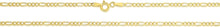 Load image into Gallery viewer, 14k Yellow Gold or White Gold 2mm Solid Figaro Chain Necklace