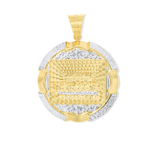 Load image into Gallery viewer, 10k Yellow Gold and White Gold Last Supper Charm Pendant