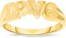 Load image into Gallery viewer, 10k Yellow Gold 6mm High Polished Love Filigree Ring