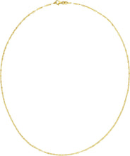 Load image into Gallery viewer, Italian 14k Yellow Gold Mini or Large Infinity Link Chain Necklace, 18 Inch