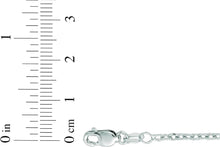 Load image into Gallery viewer, 18k White Gold Diamond Cut Cable Chain Necklace