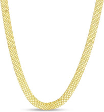 Load image into Gallery viewer, 14k Yellow Gold 7mm Bismark Chain Necklace