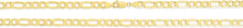 Load image into Gallery viewer, 10k Yellow Gold 5.5mm Lite Figaro Chain Link Necklace