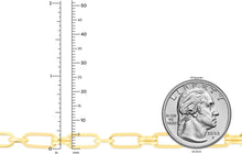 Load image into Gallery viewer, 14k Yellow Gold 5.6mm Alternating Paperclip & Oval Rings Link Bracelet, 7.5 Inch
