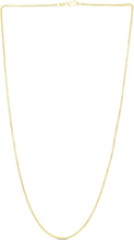 Load image into Gallery viewer, 14k Yellow Gold or White Gold 2mm Lite Round Box Chain Link Necklace