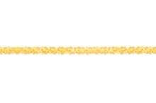Load image into Gallery viewer, 14k Yellow Gold 1.1mm Twisted Crisscross Sparkle Chain Necklace