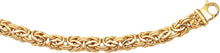 Load image into Gallery viewer, 14k Yellow Gold 9mm Byzantine Link Bracelet, 7.25 Inch or 8 Inch