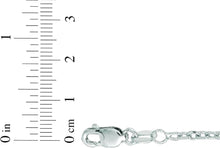 Load image into Gallery viewer, 18k White Gold Diamond Cut Cable Chain Necklace