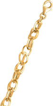 Load image into Gallery viewer, Italian 14k Yellow Gold 4.5mm Euro Link Bracelet, 7.5 Inch