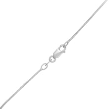 Load image into Gallery viewer, 14k Yellow Gold or White Gold 0.90mm Solid Round Snake Chain Necklace, 16", 18", 20", or 24 Inch