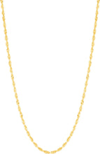Load image into Gallery viewer, 14k Yellow Gold 2.5mm Solid Spiral Rope Chain Necklace