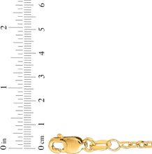 Load image into Gallery viewer, 14k Yellow Gold or White Gold 3.1mm Diamond Cut Cable Chain Necklace