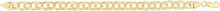Load image into Gallery viewer, 14k Yellow Gold 7mm Medium Double Chino Link Charm Bracelet, 7 Inch or 8 Inch