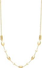 Load image into Gallery viewer, 14k Yellow Gold Puffed Pebble Adjustable Chain Friendship Necklace, 16.5 to 28 Inch