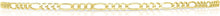 Load image into Gallery viewer, 10k Yellow Gold 1.5mm Solid Figaro Chain Link Necklace